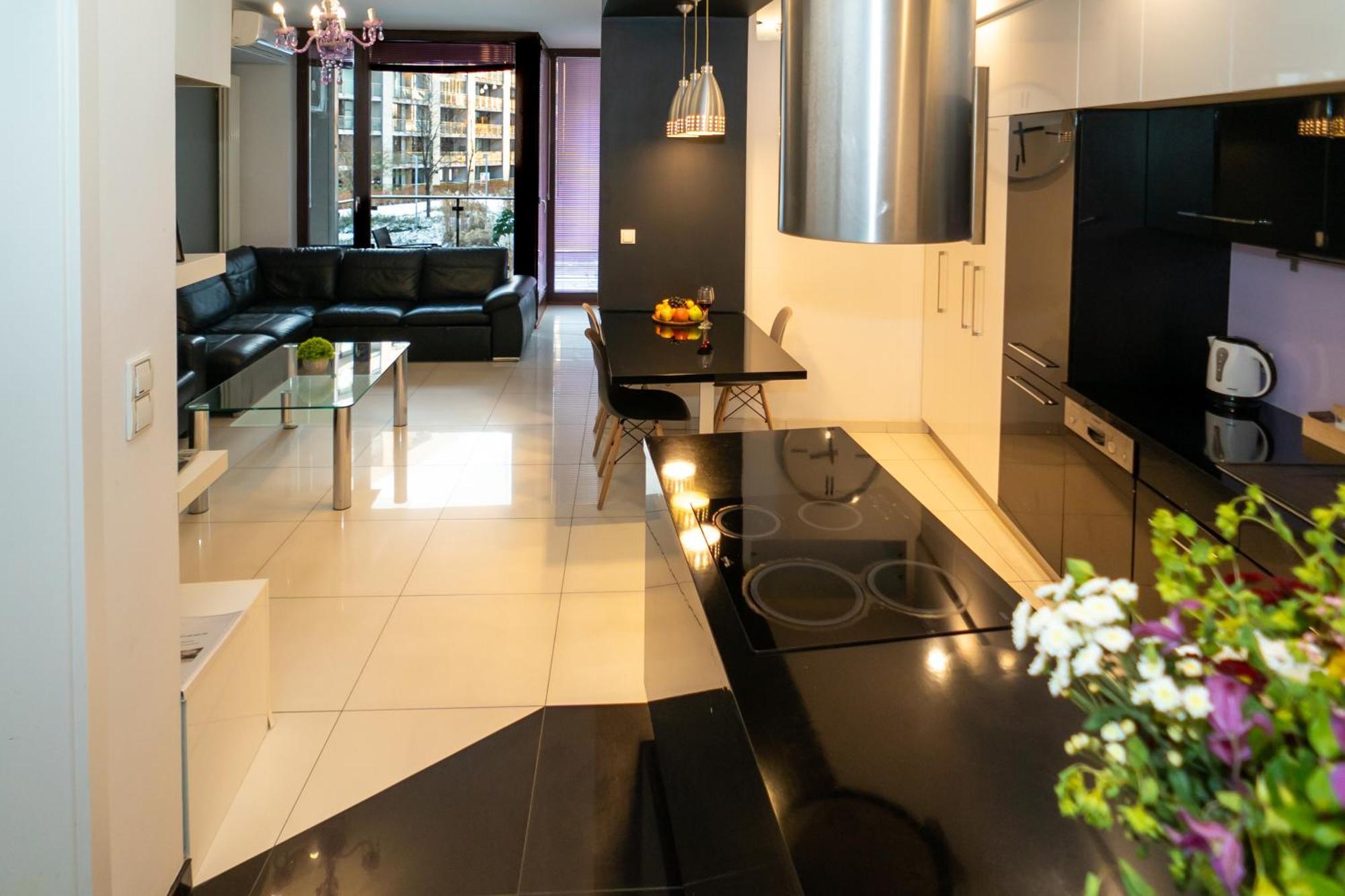 Triton Apartments Warsawa Ruang foto